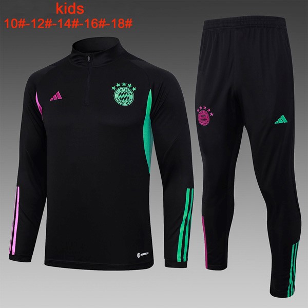 Kinder Sweatshirts Bayern München 2024 Schwarz